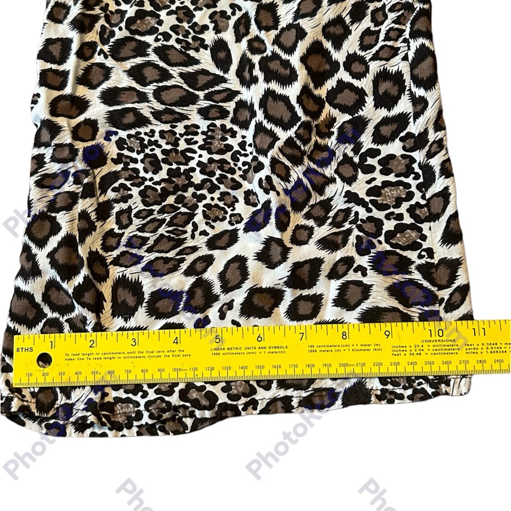 U-Kiss Size Large Animal Print Flare Leg Pants - Picture 2 of 3